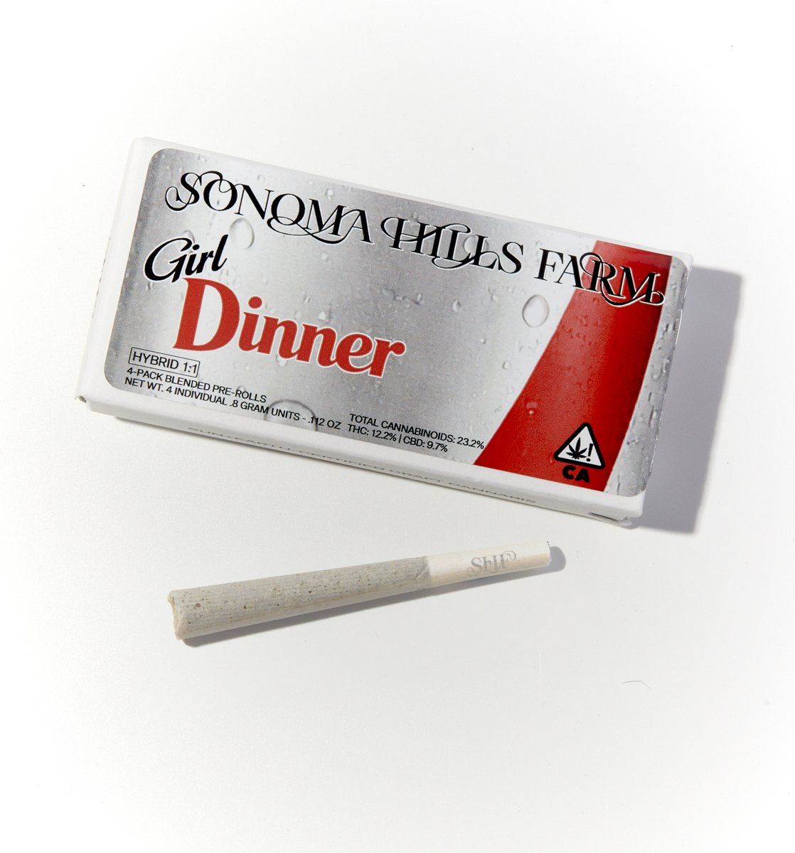 Girl Dinner ratio pre-roll 4-pack