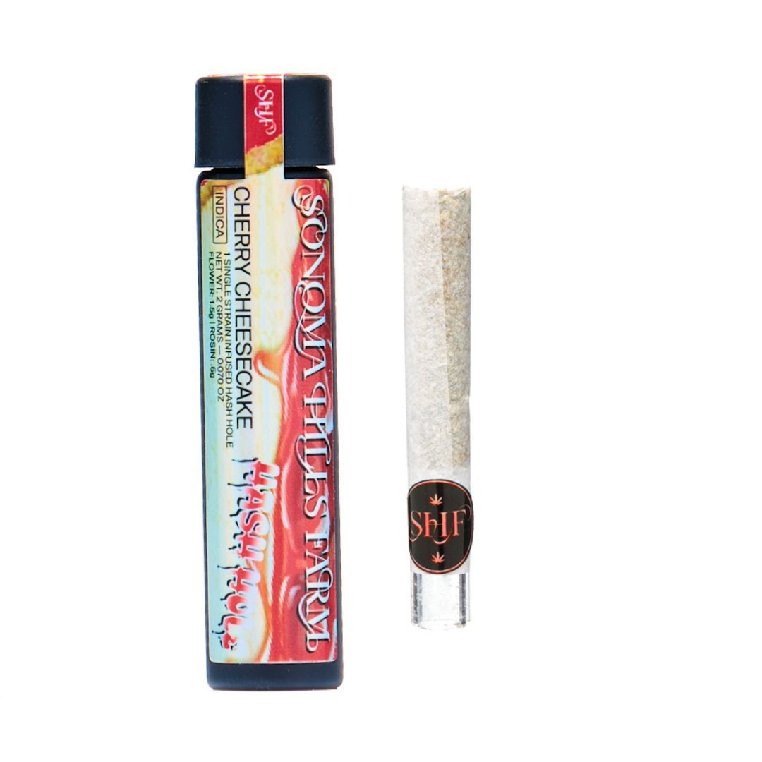 Cherry Cheesecake hash hole