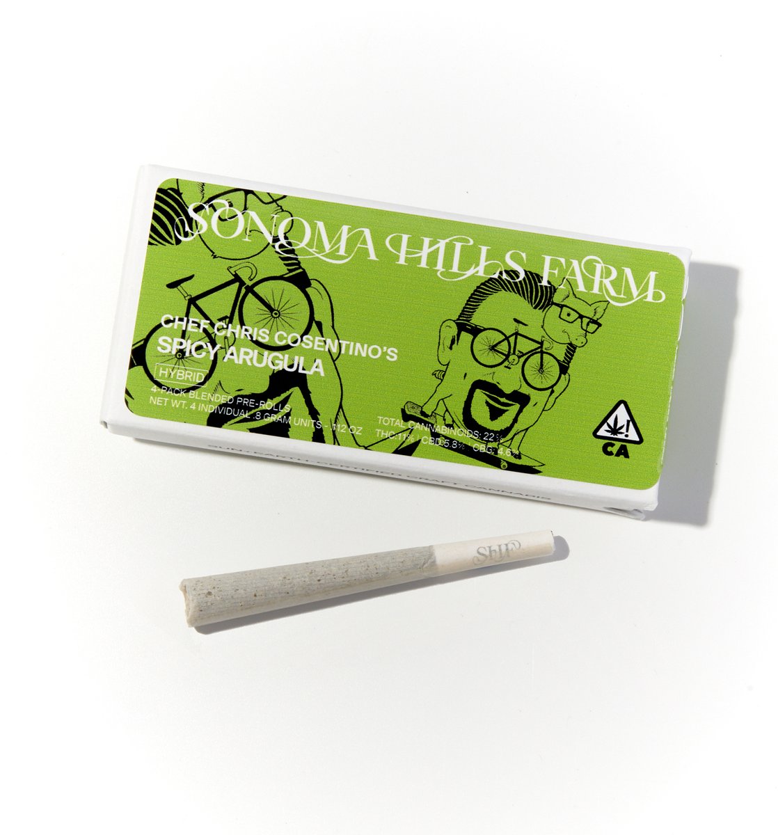 Spicy Arugula ratio pre-roll 4-pack